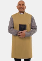 Worship Attires Men’s Clergy Apron – Goodness of God Edition in Gold