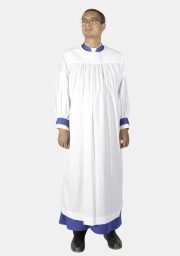 Worship Attires Signature Anglican Rochet – Royal Blue Edition