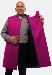 Red Purple clergy apron for men – Worship Attires Goodness of God Edition