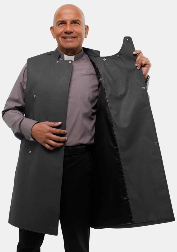 Goodness_of_God_Black_Clerical_A (2) Tropical Fabric Black Clergy Apron for Communion and Pastoral Services