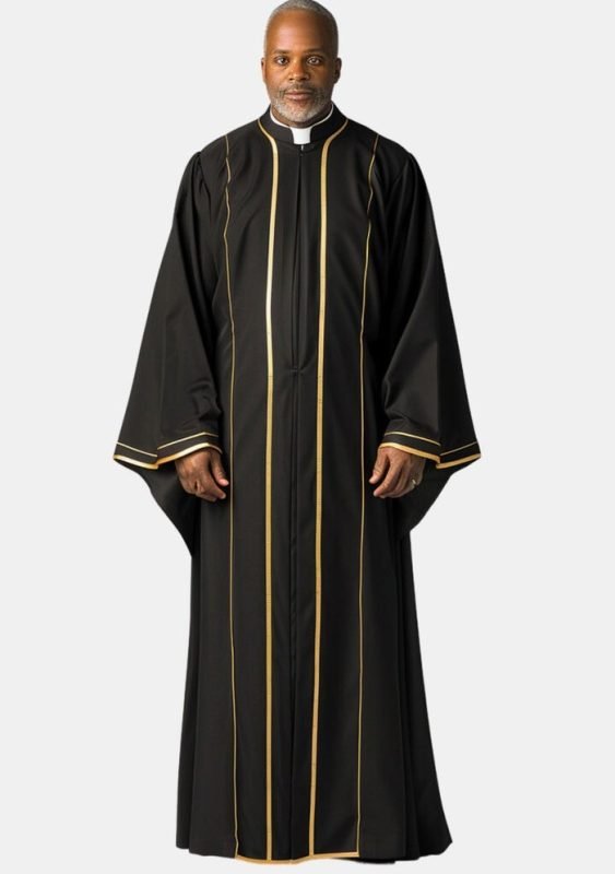 Worship Attires Contemporary Pulpit Robe for Preachers