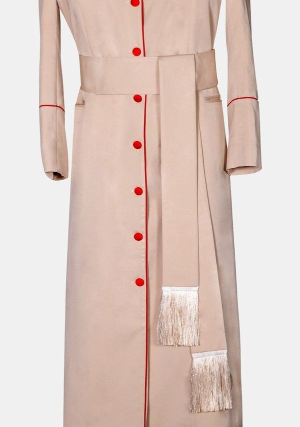 Worship Attires Signature Clergy Robe – Pastor Style in Pink