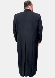 Worship Attires Plus Size Clergy Robe – Grand Black Edition