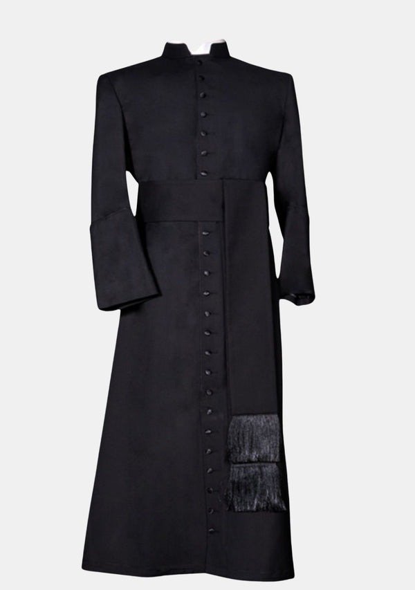 Worship Attires Men's Clergy Cassock – Premium Wool Edition