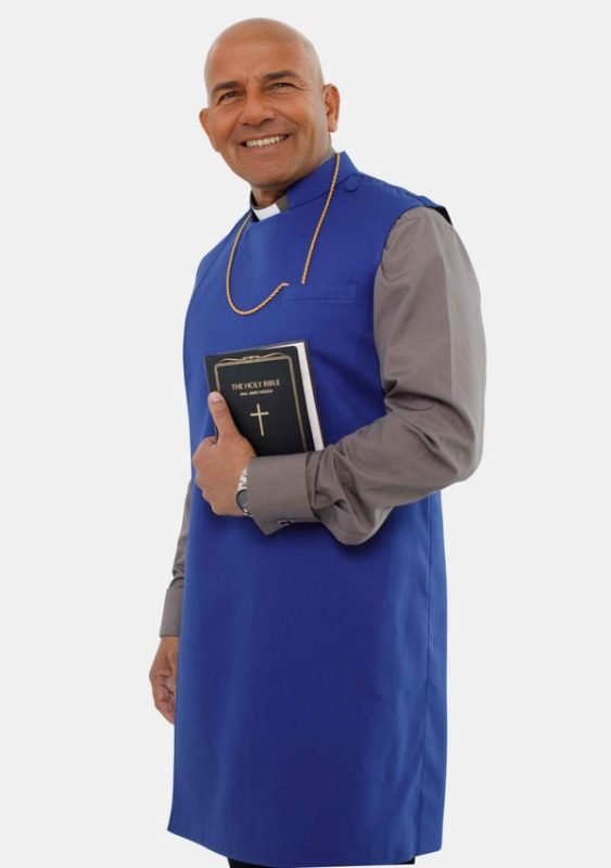 Lightweight Tropical Fabric Clergy Apron for Men