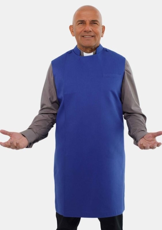 Worship Attires Goodness of God Edition in Blue Clergy Apron