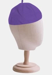 Elegant Purple Zucchetto Cap for Men