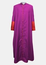 Worship Attires Clergy Cassock for Women – Roman Style in Red & Purple
