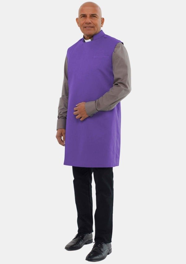 Worship Attires Men’s Clergy Apron – Goodness of God Edition in Purple