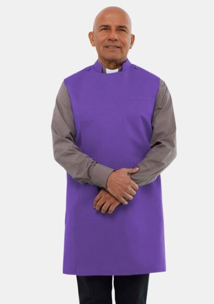 Worship Attires Men’s Clergy Apron Goodness of God Edition in Purple