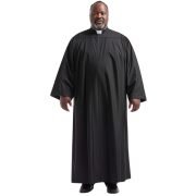 Elegant Worship Attires Custom Pulpit Robe for tall clergy members