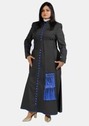 Worship Attires Signature Women’s Cassock – Roman Cut in Black & Blue