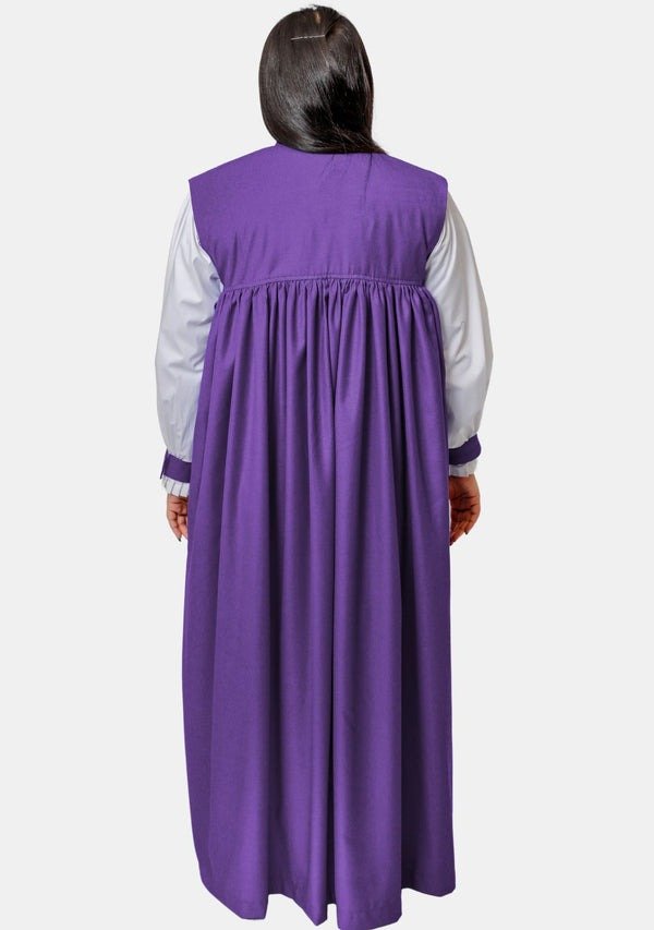 Worship Attires Anglican Female Clerical Chimere in Roman Purple