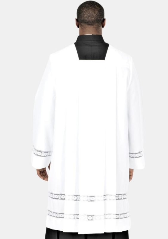 Worship Attires Angelic Square Neck Lace Surplice for sale