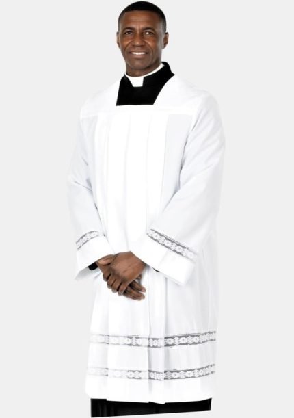 Worship Attires Angelic Square Neck Lace Surplice