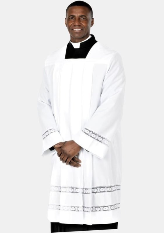 Worship Attires Angelic Square Neck Lace Surplice