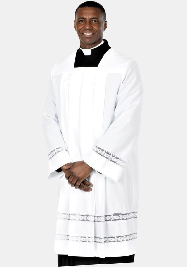 Worship Attires Angelic Square Neck Lace Surplice