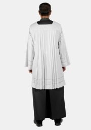 Worship Attires Square Neck Lace Surplice for sale – elegant Anglican clergy garment