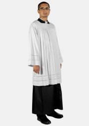 Buy Worship Attires Square Neck Lace Surplice – classic clergy surplice