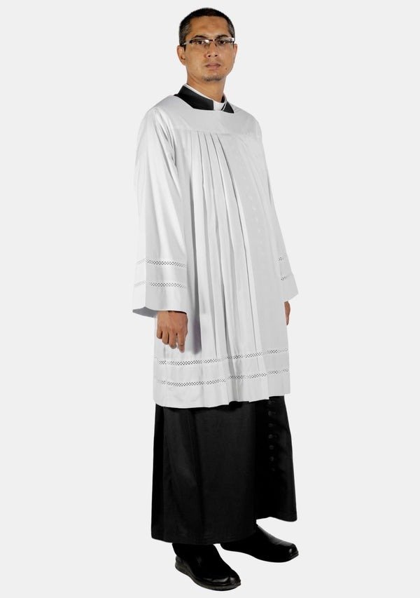 Buy Worship Attires Square Neck Lace Surplice – classic clergy surplice