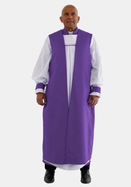 Worship Attires Bishop Chimere in Red Purple and Roman Purple
