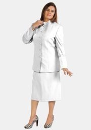 Buy White Clerical Skirt Suit for sale – elegant women’s clergywear