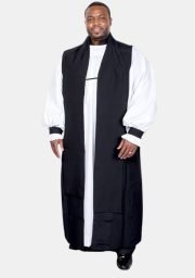 Worship Attires Disciple Black Vestments for Priests