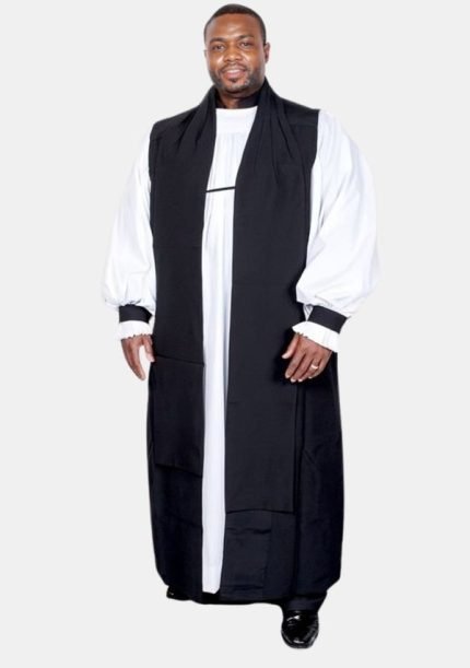 Worship Attires Disciple Black Vestments for Priests