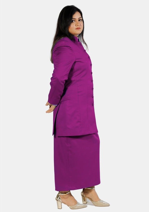 Buy Red and Purple Clergy Suit for Women Online