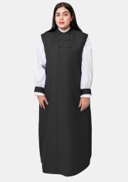 Worship Attires 3-Stripe Black Clerical Chimere for Women