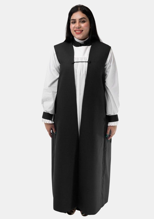 Worship Attires Black Anglican Clerical Chimere for Women
