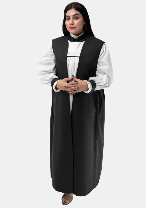 Worship Attires Black Anglican Clerical Chimere for Women