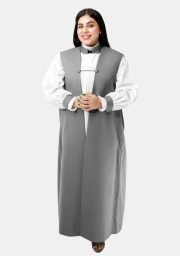 Worship Attires Grey Anglican Clerical Chimere for Women
