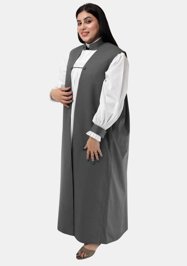 Worship Attires Grey Anglican Clerical Chimere for Women