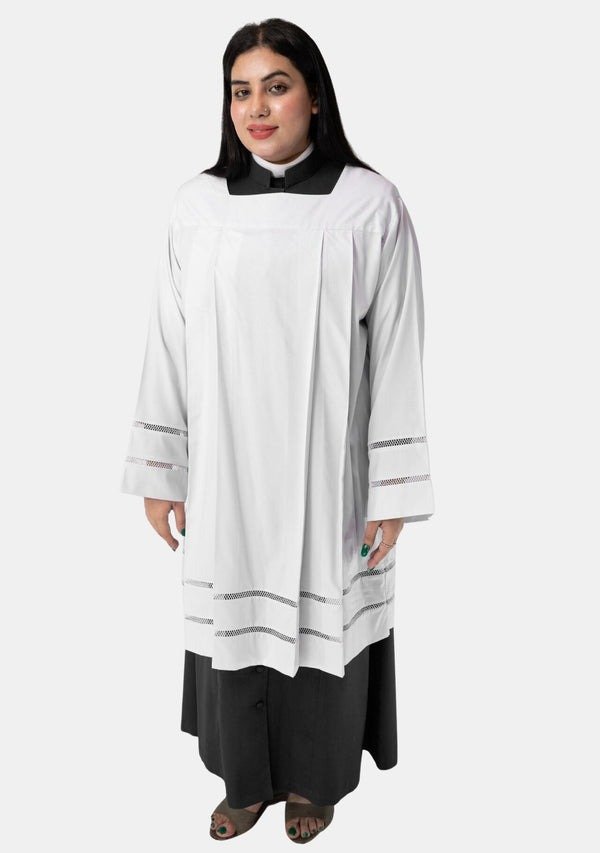 Worship Attires Opulent Traditional Lace Surplice