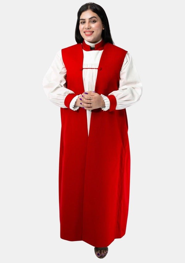 Worship Attires Red Chimere for Female Cardinals