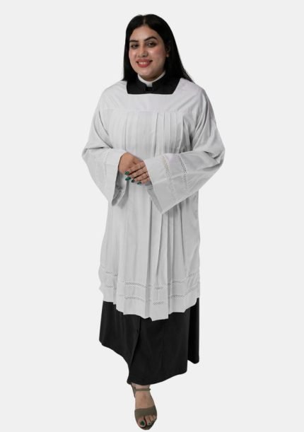 Worship Attires Female Clerical Pleated Surplice