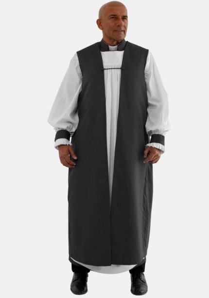Worship Attires Anglican Black Clergy Chimere for Men