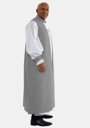 Worship Attires Peaceable Anglican Traditional Grey Chimere for Men