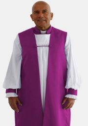 Worship Attires Bishop Chimere in Red Purple and Roman Purple