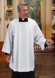 Worship Attires Square Neck Clergy Surplice