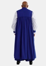 Worship Attires Timothy 33-Button Royal Blue Clergy Chimere for Men