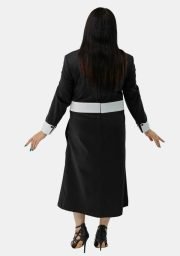 Buy Women’s Black Clergy Dress for sale – elegant black and white church attire